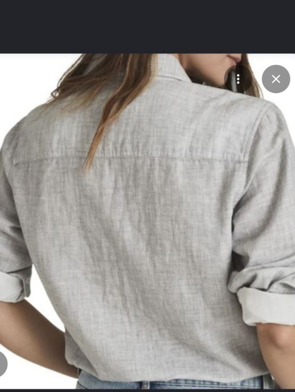 Reiss Mimi Twin Pocket Cotton Button Down Long Sleeve - Picture 2 of 9